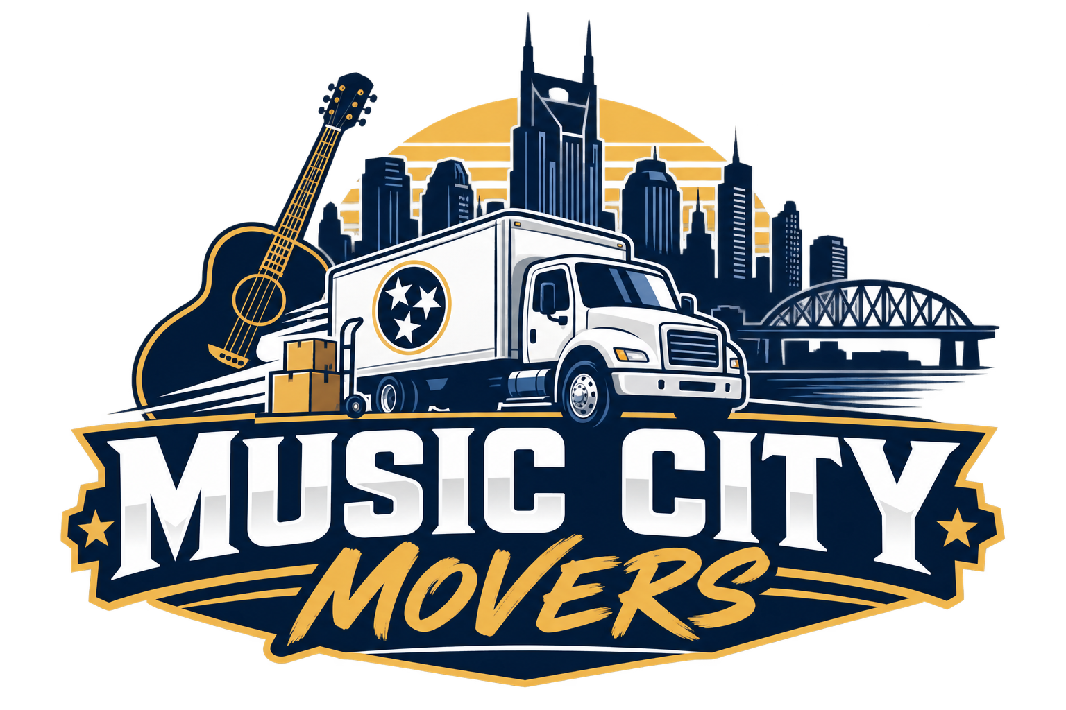 Music City Movers logo